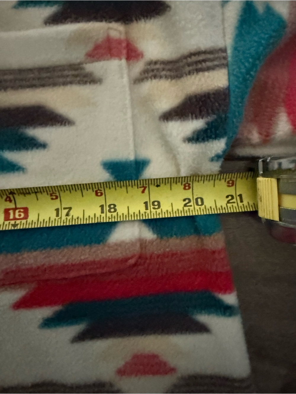 Women’s Aztec Pattern Fleece Shacket - Picture 2 of 4